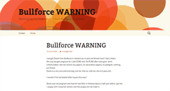 Desktop Screenshot of bullforce.dk